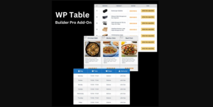 WP Table Builder Pro