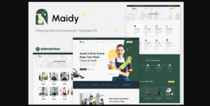 Maidy - Cleaning Service Elementor Template Kit