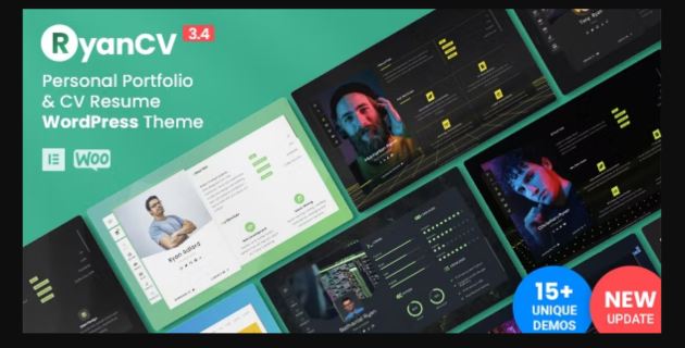 RyanCV - Personal Portfolio Resume Theme