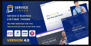 Service Finder - Provider and Business Listing WordPress Theme