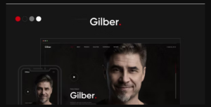 Gilber - Personal CV/Resume WordPress Theme
