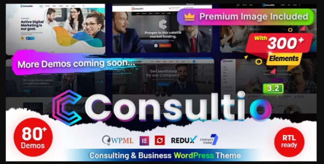 Consultio - Consulting Corporate WordPress Theme