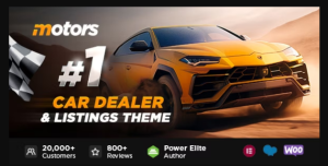 Motors - Car Dealer, Rental & Listing WordPress theme