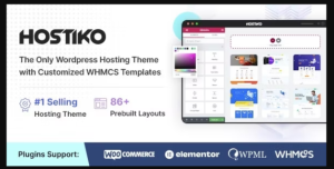 Hostiko WordPress WHMCS Hosting Theme