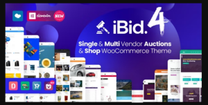 iBid - Multi Vendor Auctions WooCommerce Theme