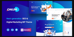 Onum - SEO & Marketing Elementor WordPress Theme