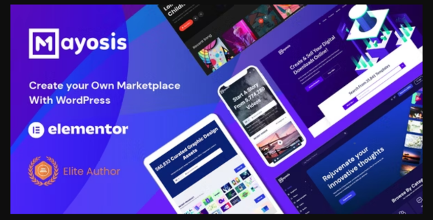 Mayosis - Digital Downloads Marketplace WordPress Theme